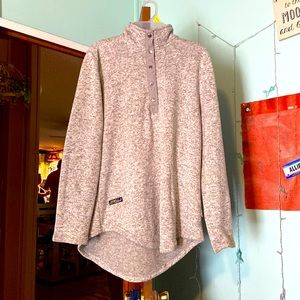 gray/ sliver simply southern hoodie , worn once.